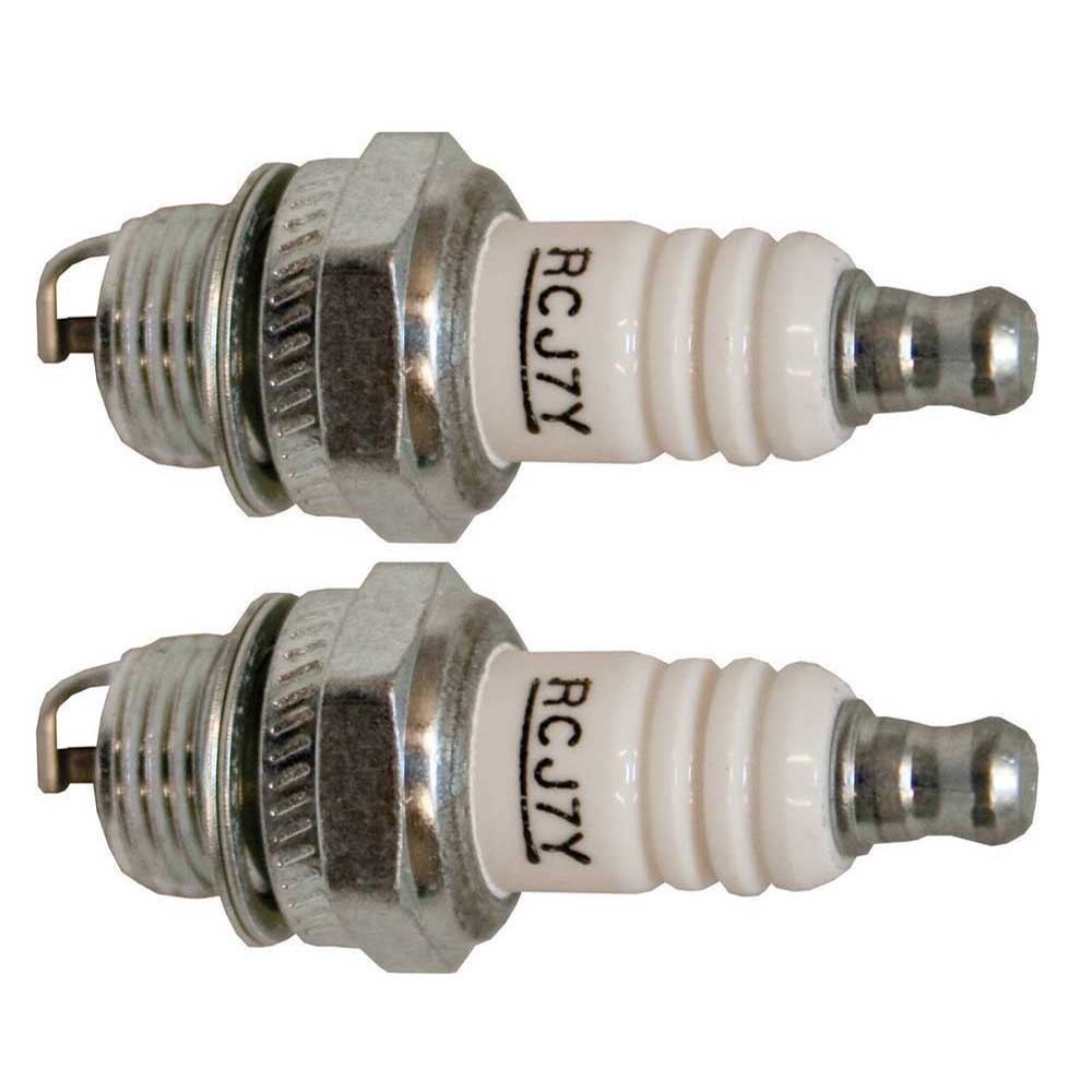 2 PK Champion 859 RCJ7Y Spark Plug Husqvarna 503235108 952030150 ICS 73199