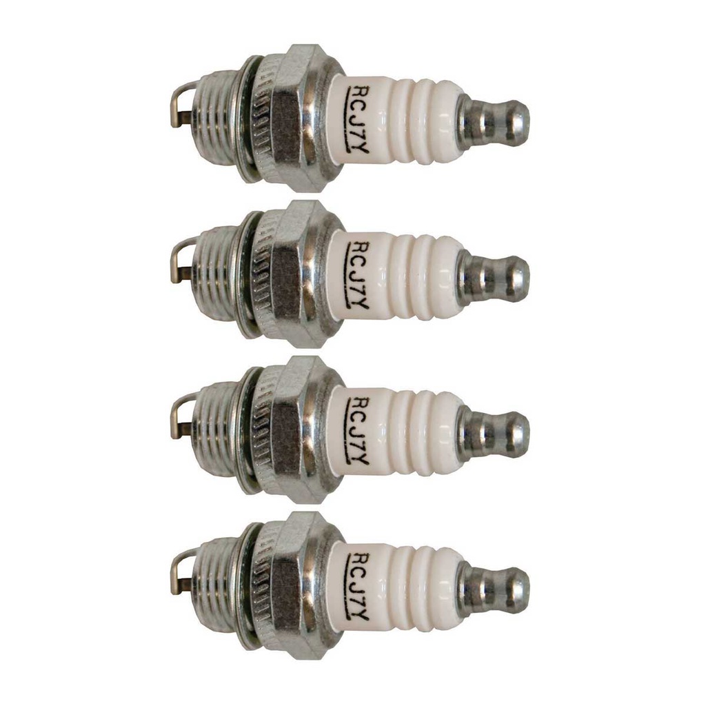 4 PK Champion 859 RCJ7Y Spark Plug Husqvarna 503235108 952030150 ICS 73199