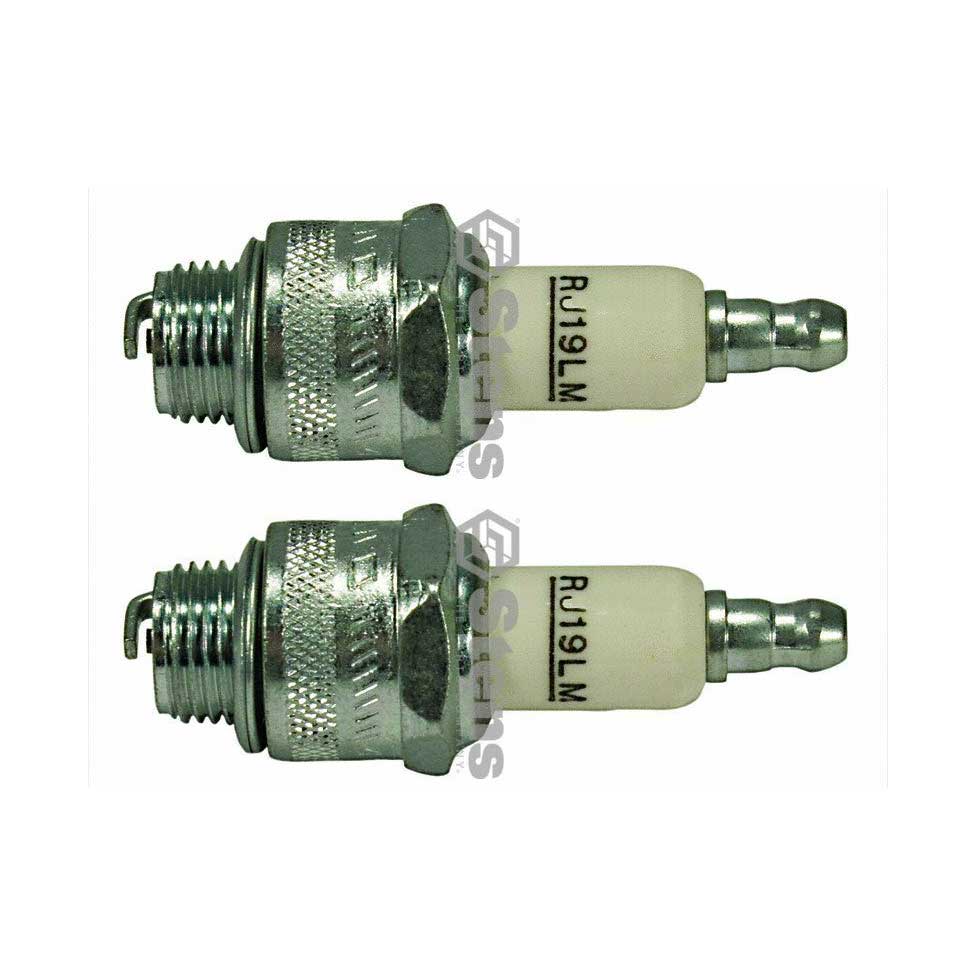 2 PK Stens 130-106 Champion Spark Plug 868 RJ19LM Husqvarna 531308130