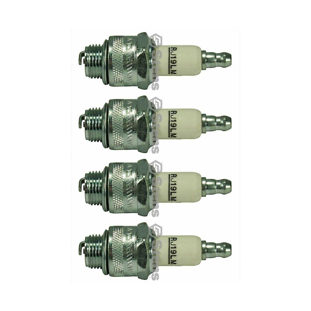 4 PK Stens 130-106 Champion Spark Plug 868 RJ19LM Husqvarna 531308130