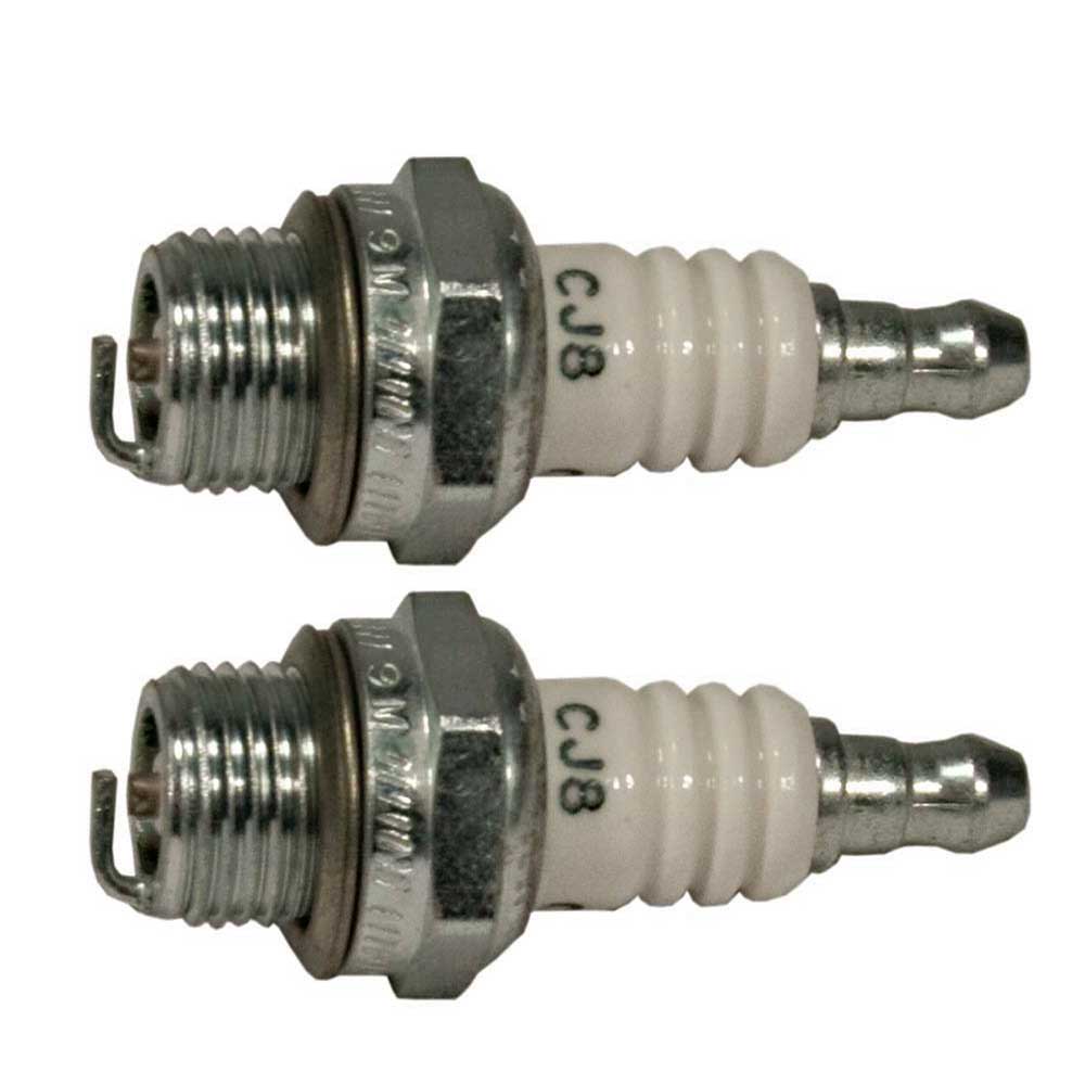 2 PK Stens 130-094 Champion Spark Plug 843 CJ8 AM54450 41 132 02-S 130-450