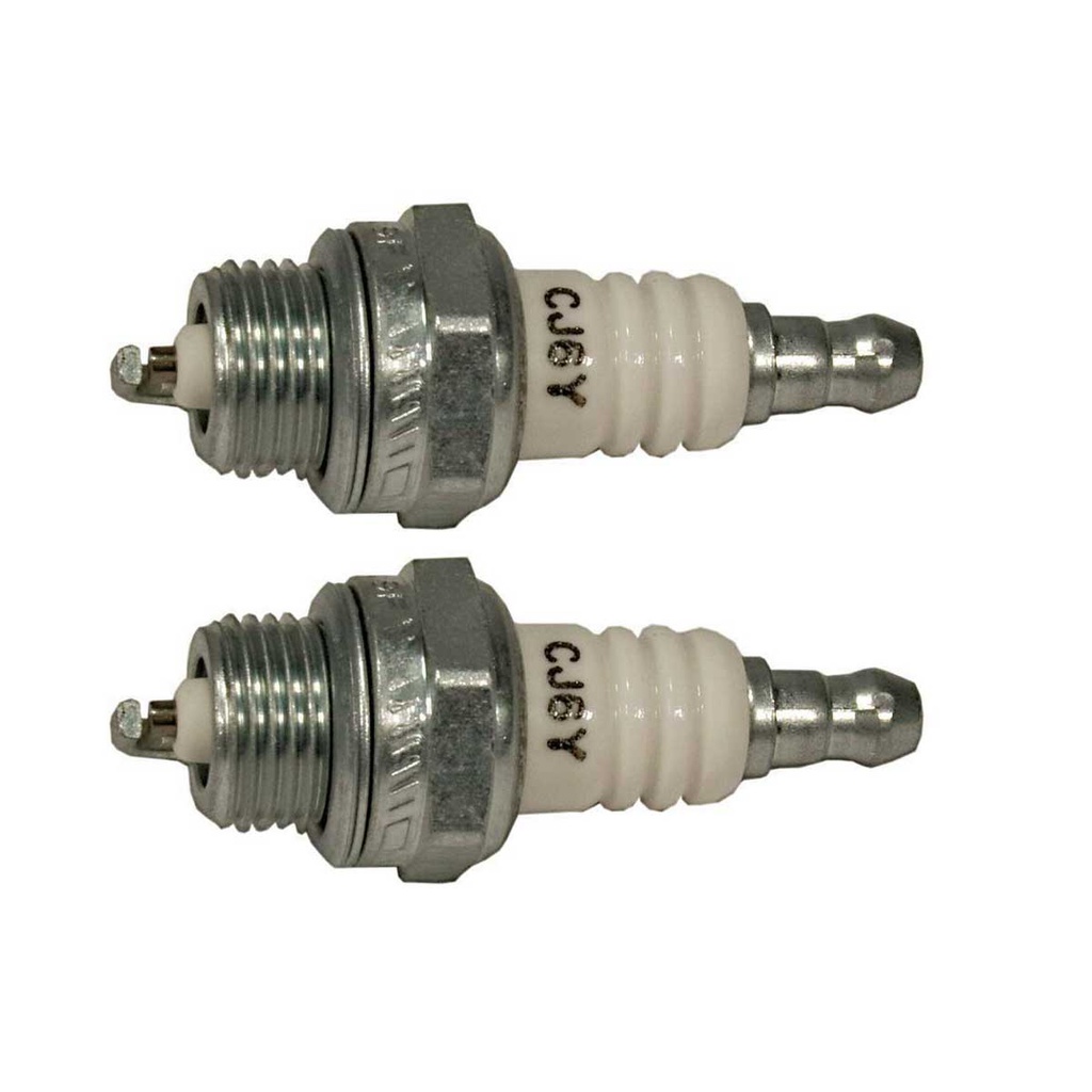 2 PK Stens 130-077 Champion Spark Plug 858 CJ6Y SPCA5 130-120 130-785 130-880