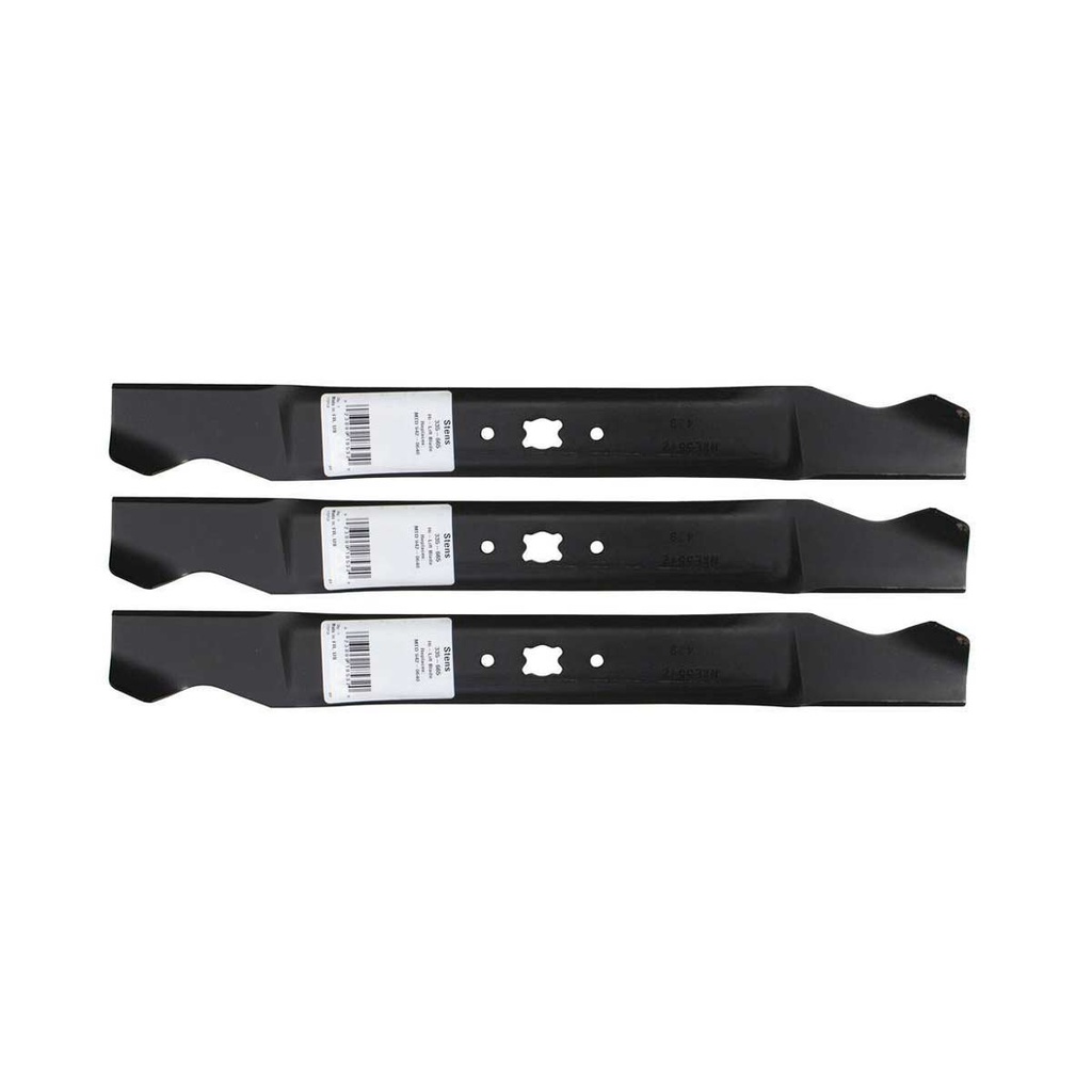 3 PK Stens 335-665 Hi-Lift Blade MTD 490-100-M115 742-0640 942-0640 OEM-742-0640