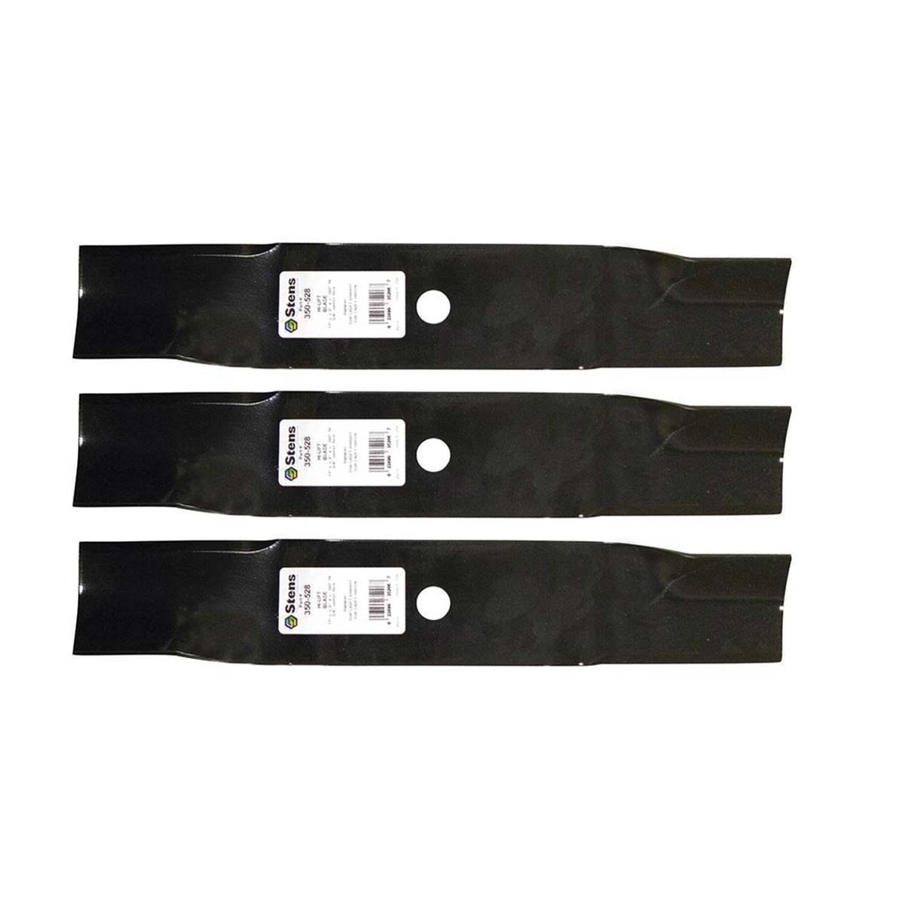 3 PK Stens 350-528 Hi-Lift Blade Fits MTD 742-04278A 942-04278A  01005336