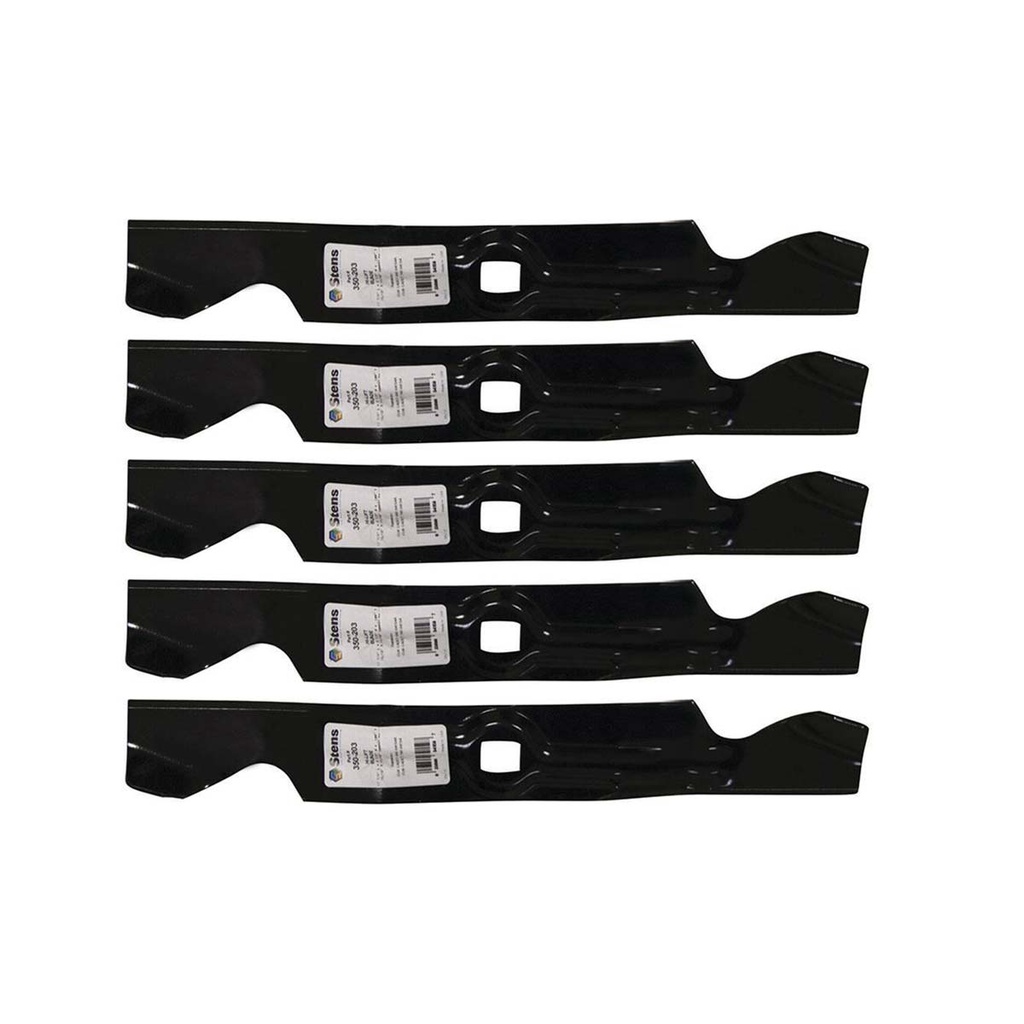 5 PK Stens 350-203 Hi-Lift Blade Fits MTD 742-04154 742-04154A 942-04154