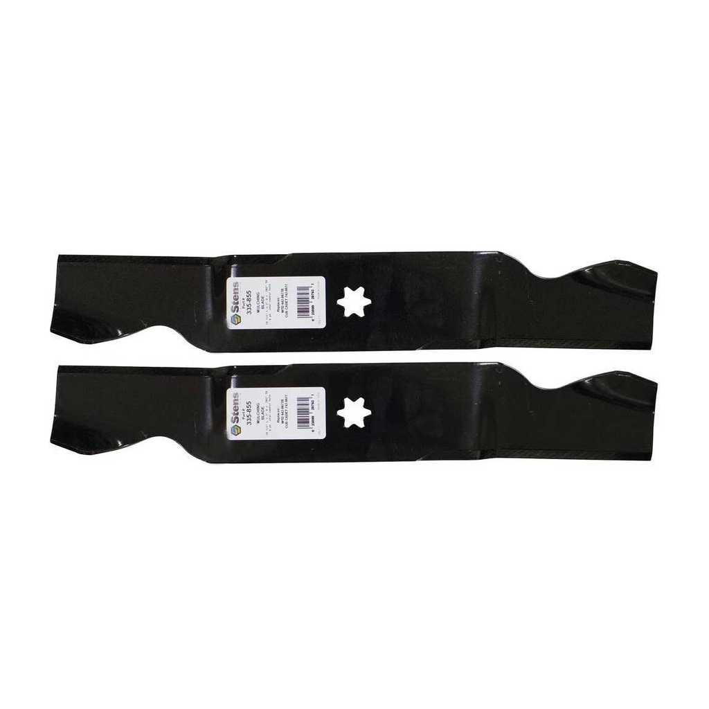 2 PK Stens 335-855 Mulching Blade Fits MTD 490-110-M117 742-0677 742-0677A