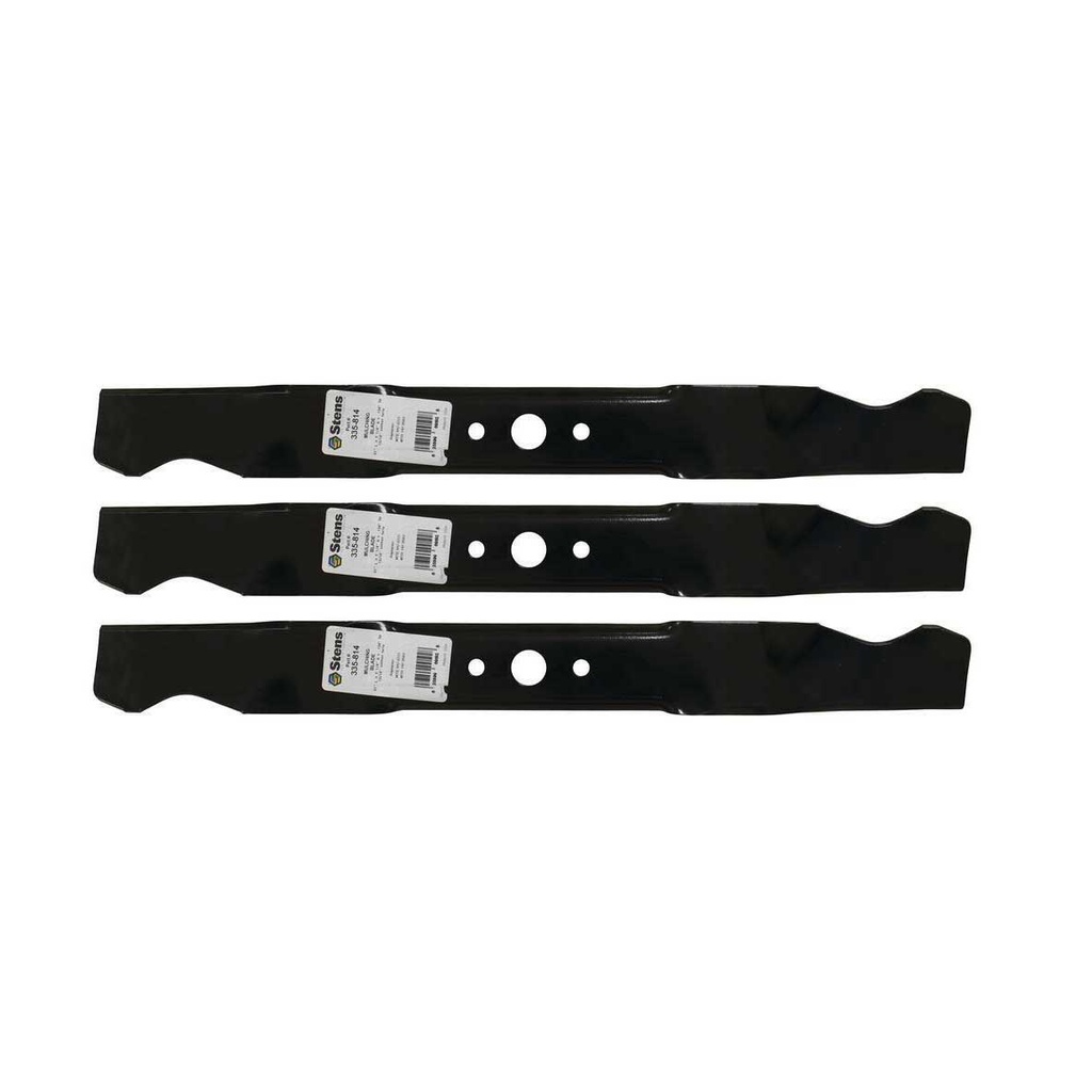 3 PK Stens 335-814 Mulching Blade Fits MTD 742-0563 742-0721 942-0721