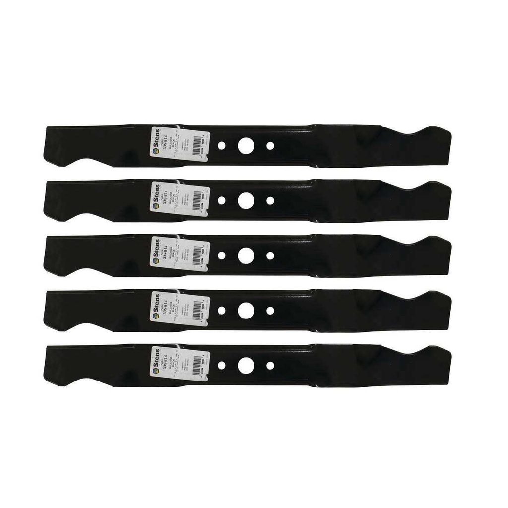 5 PK Stens 335-814 Mulching Blade Fits MTD 742-0563 742-0721 942-0721