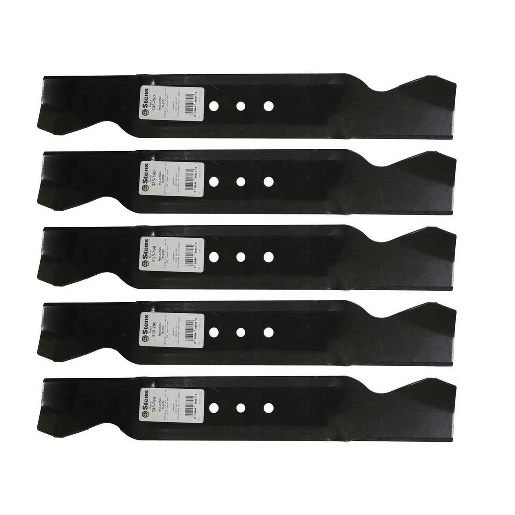 5 PK Stens 335-790 Mulching Blade Fits MTD 742-0537 942-0537