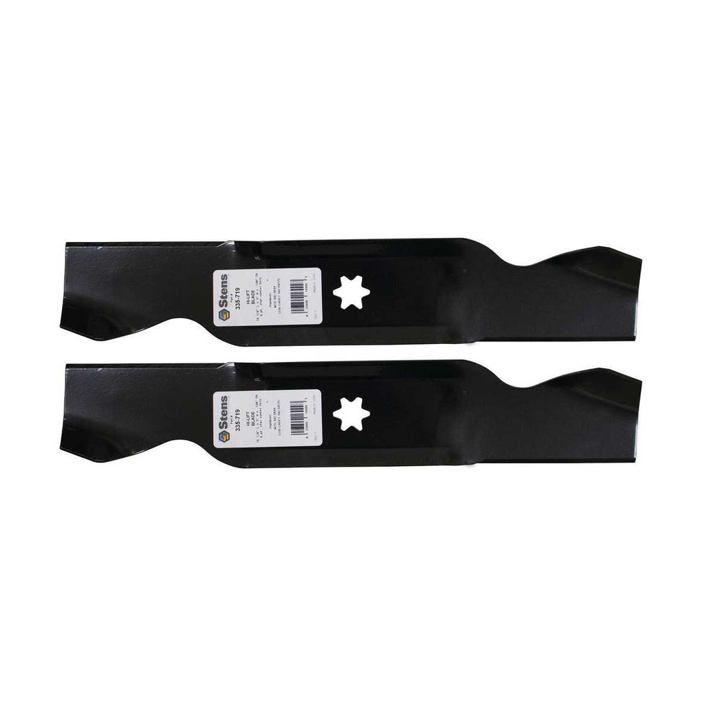 2 PK Stens 335-719 Hi-Lift Blade Fits MTD  Cub Cadet 172-7926 177-2144