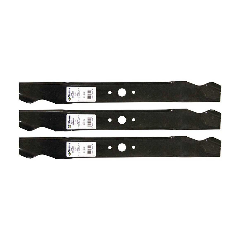 3 PK Stens 335-083 Hi-Lift Blade Fits MTD 742-0306 742-0306A 742-0490