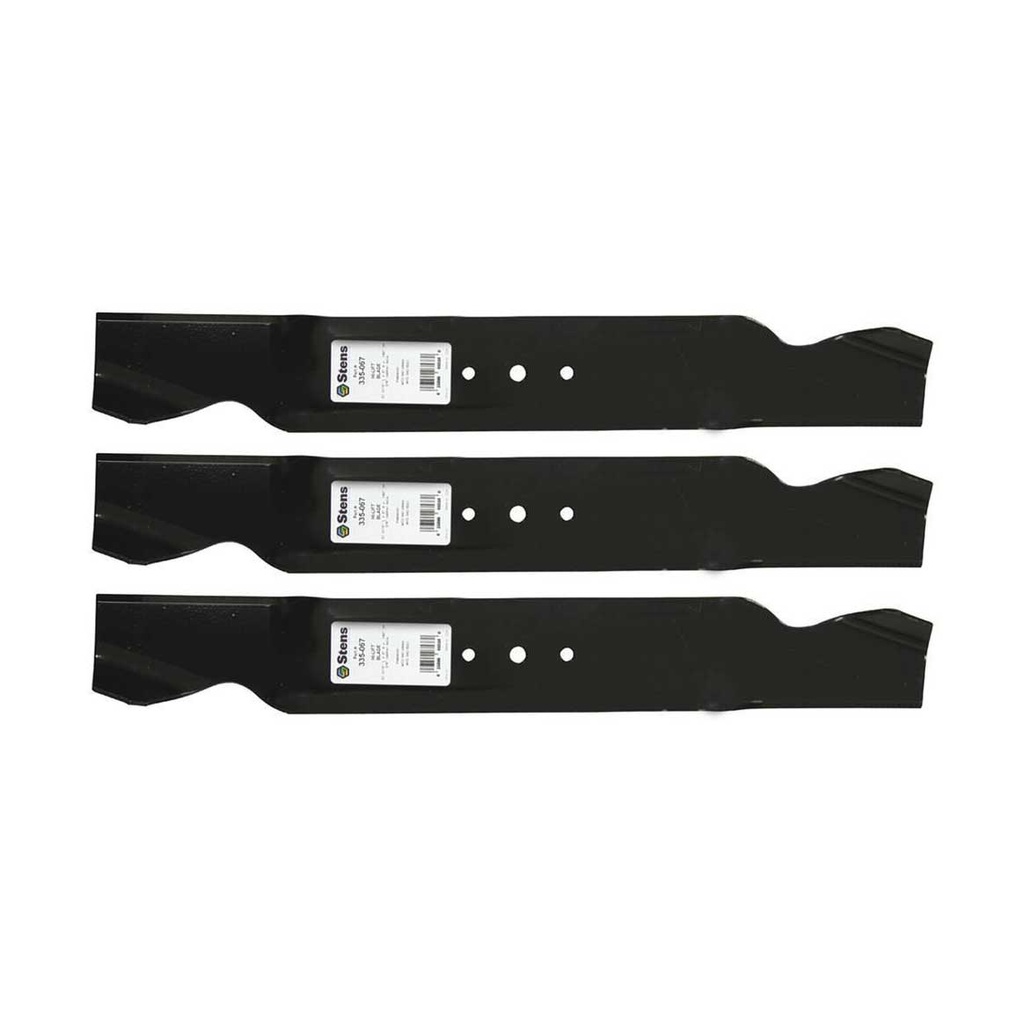 3 PK Stens 335-067 Hi-Lift Blade Fits MTD 490-110-M112 742-0499 742-0499A