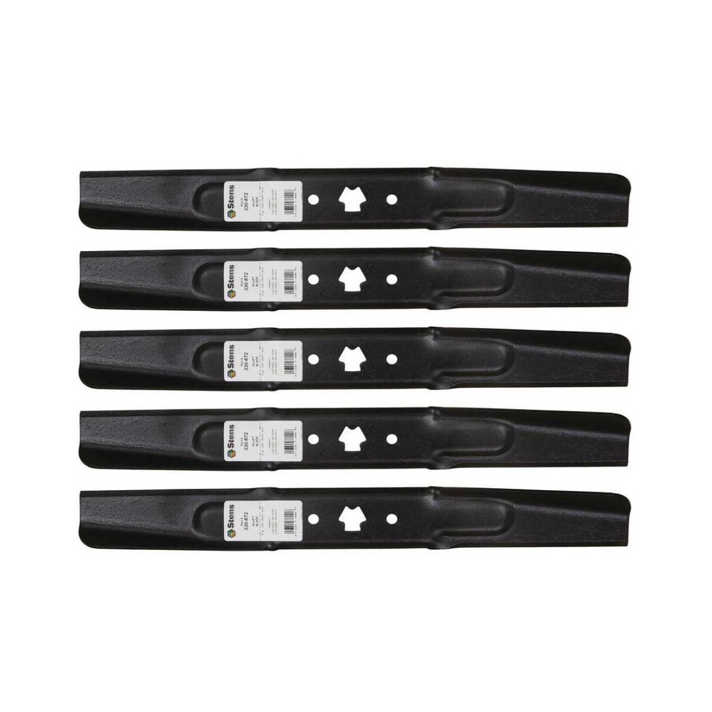 5 PK Stens 330-872 Hi-Lift Blade Fits MTD 490-110-M108 742-04308 742-0656