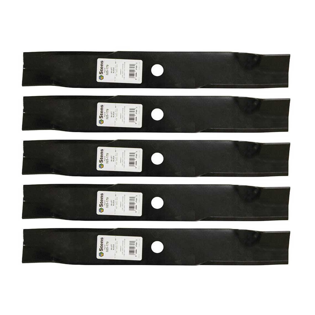 5 PK Stens 325-179 Hi-Lift Blade Fits MTD Cub Cadet 01010168 01010168-0637