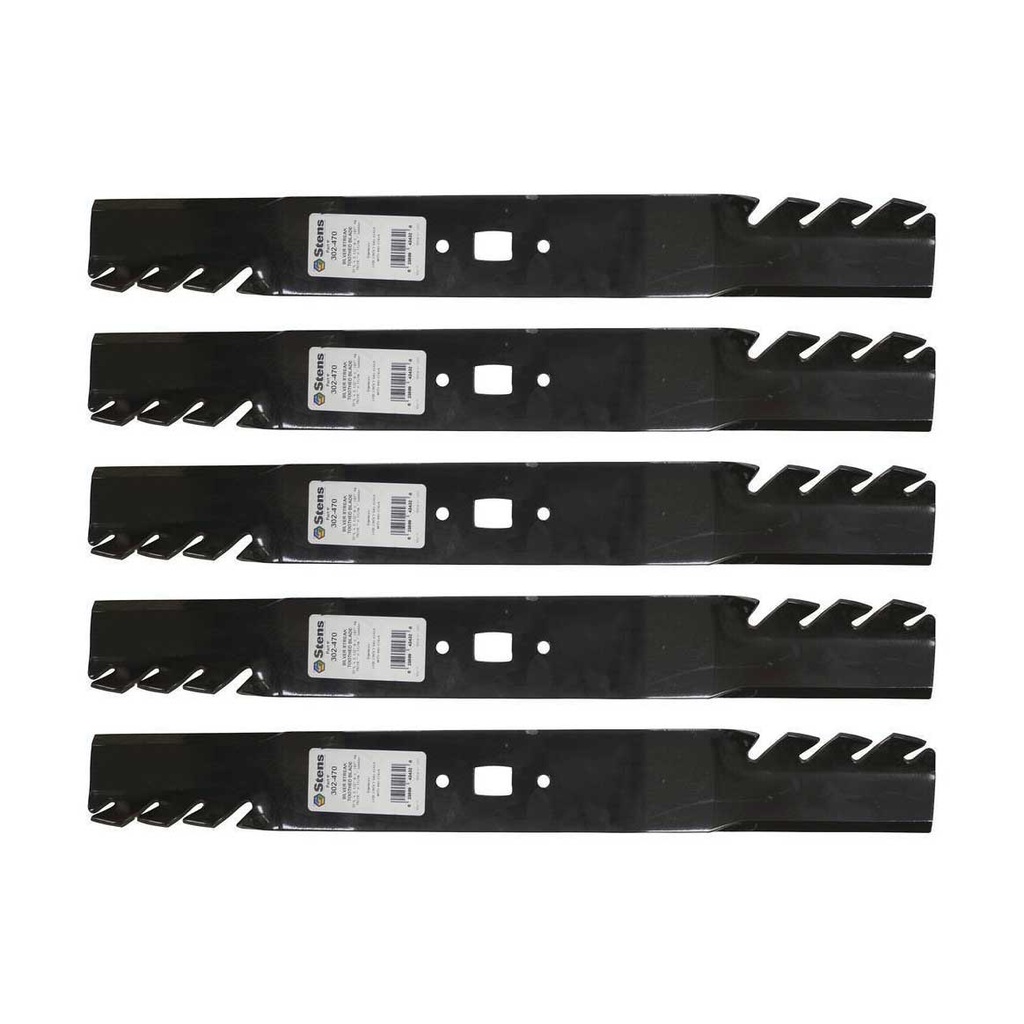 5 PK Stens 302-470 Silver Streak Toothed Blade Fits MTD 742-0741