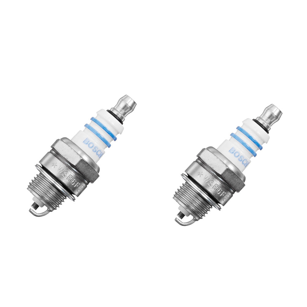 2 PK Stens 130-124 Bosch Spark Plug 7547 WSR6F Makita 965603021 1110 400 7005