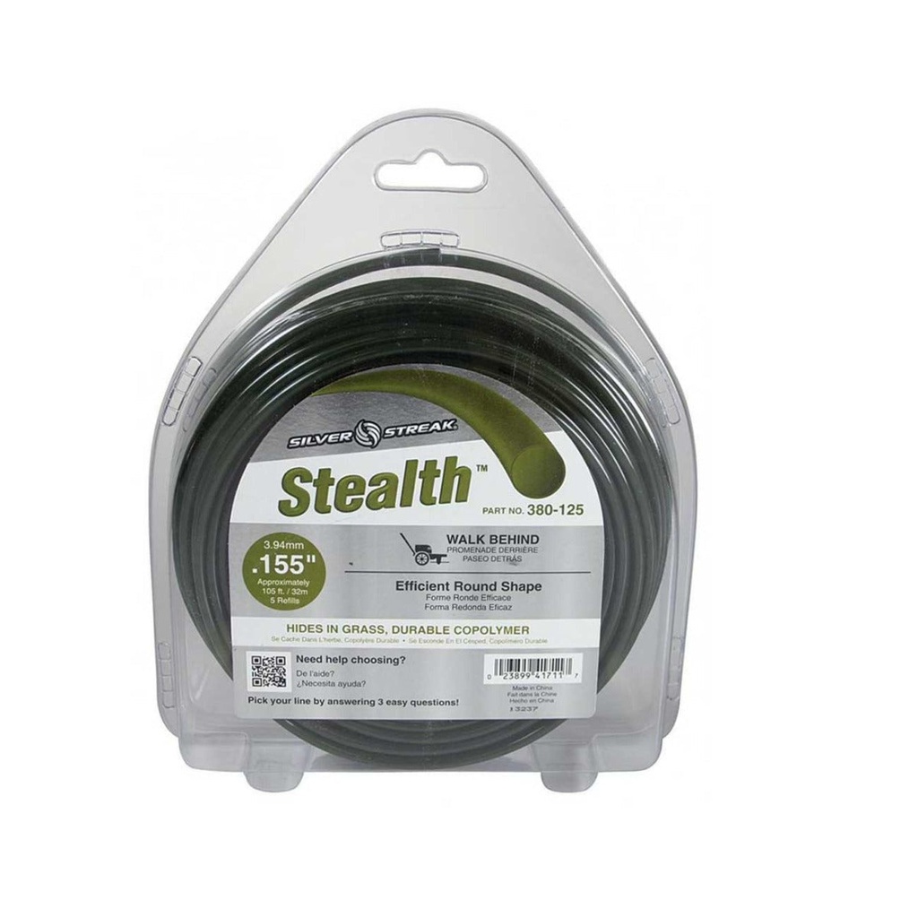 Stens 380-125 Silver Streak Stealth Trimmer Line Approximate Length 105