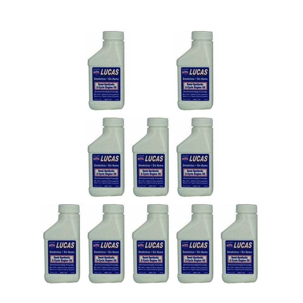 10 PK Stens 051-511 Lucas Oil 2-Cycle Oil Lucas Oil 10058 snowmobiles