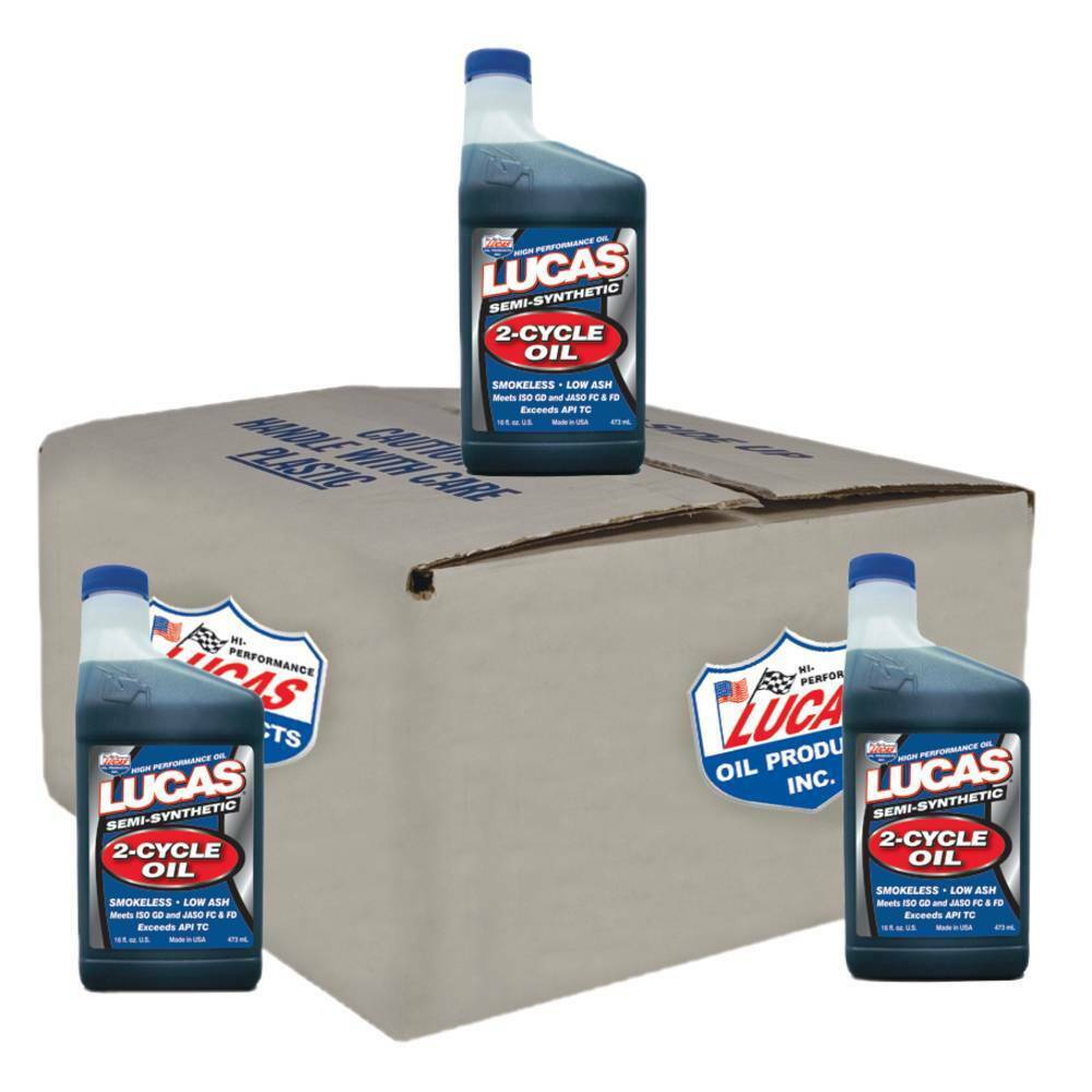 12 PK Stens 051-541 Lucas Oil 2-Cycle Oil Lucas Oil 10120 snowmobiles