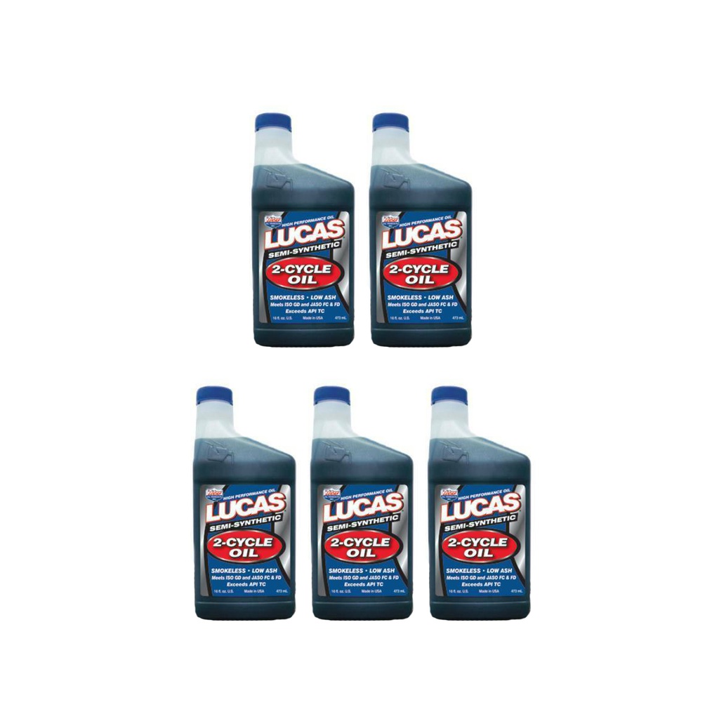 5 PK Stens 051-541 Lucas Oil 2-Cycle Oil Lucas Oil 10120 snowmobiles