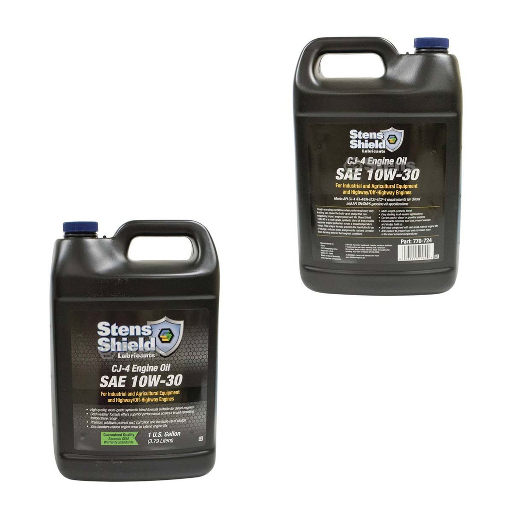 2 Pack of Stens 770-724 Shield CJ-4 Engine Oil 770-722 SAE 10W-30