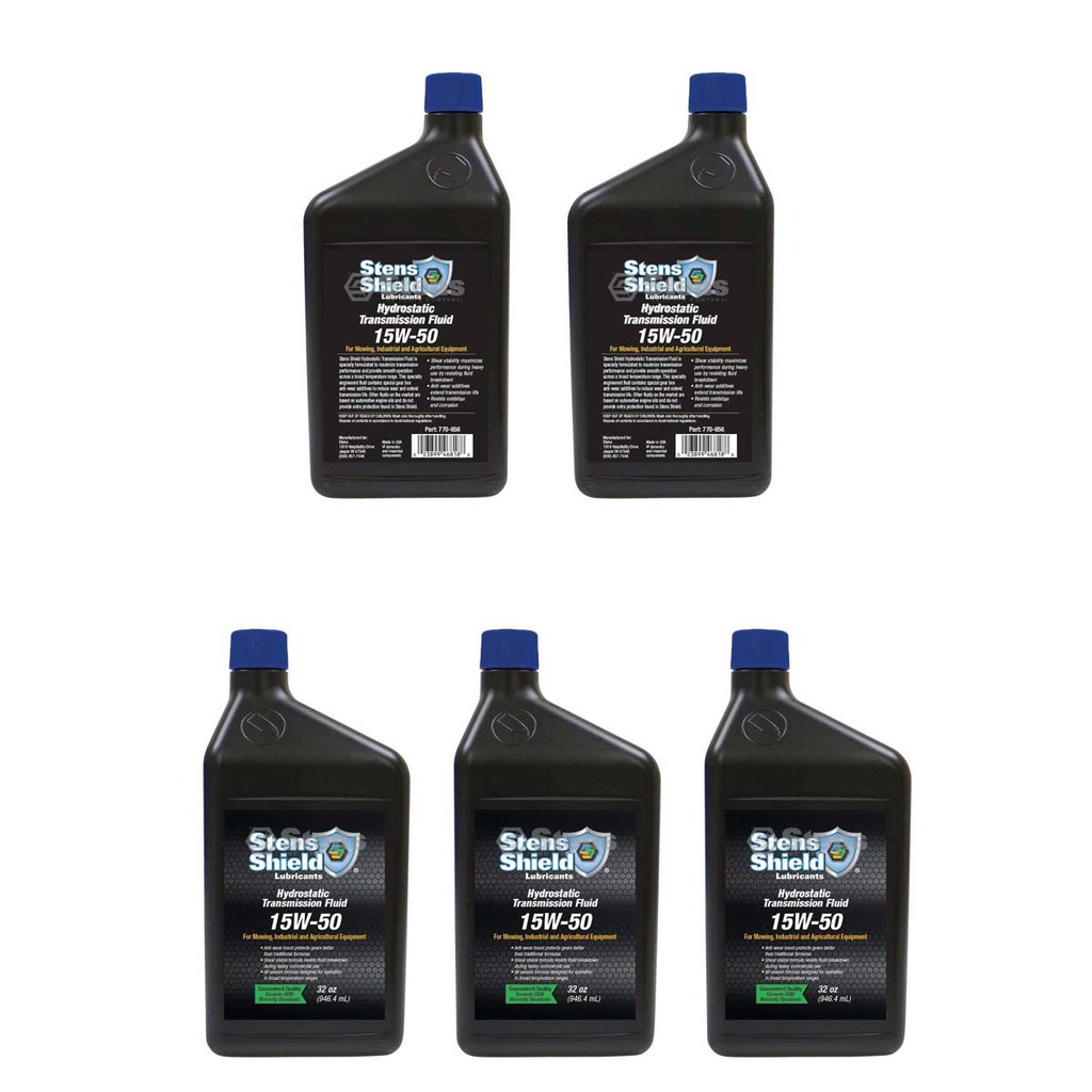 5 PK Stens 770-656 Shield Hydrostatic Transmission Fluid 15W-50