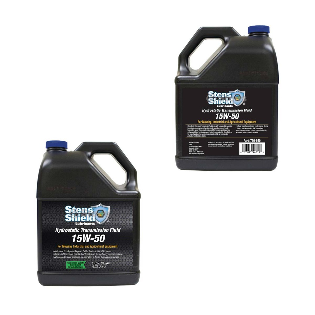 2 PK Stens 770-660 Shield Hydrostatic Transmission Fluid 15W-50