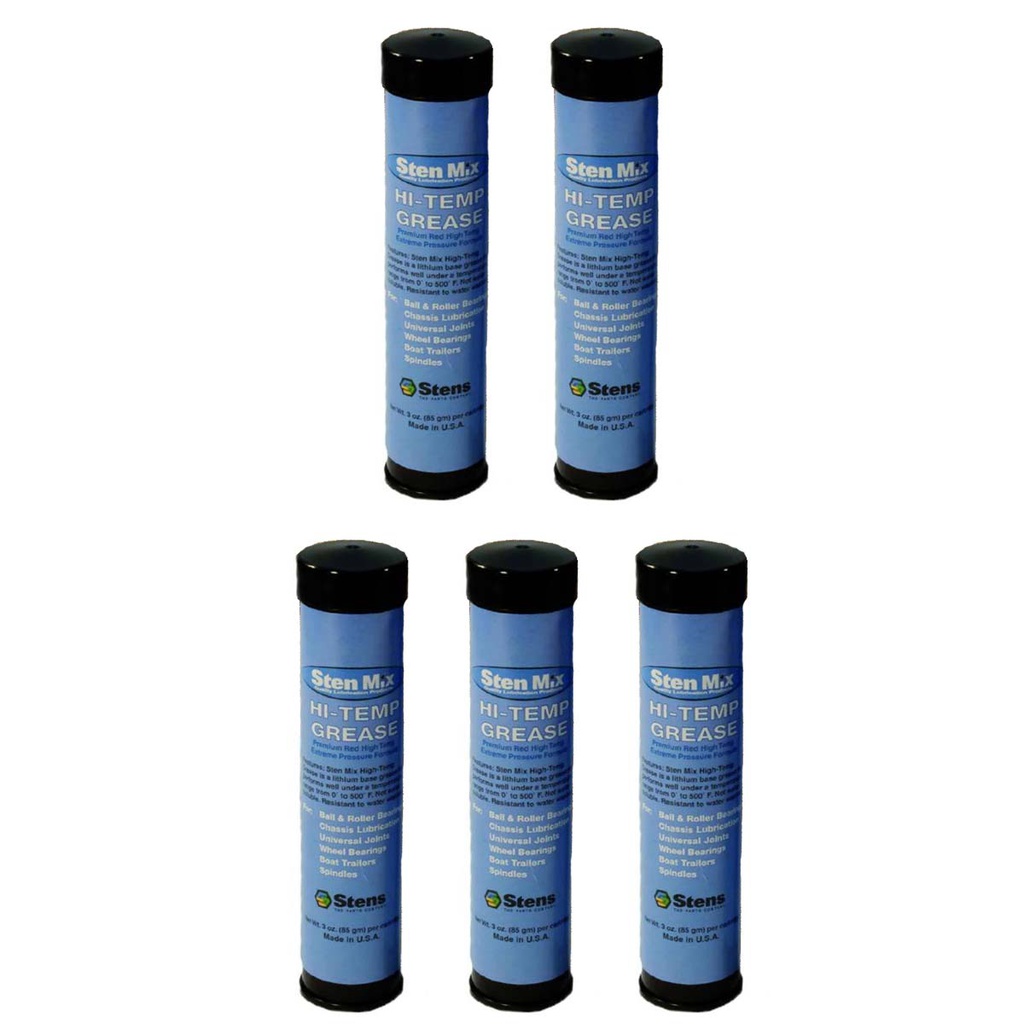 5 PK Stens 751-343 Sten Mix Hi-Temp Grease Ariens 00036700 00929100 AYP 6066J