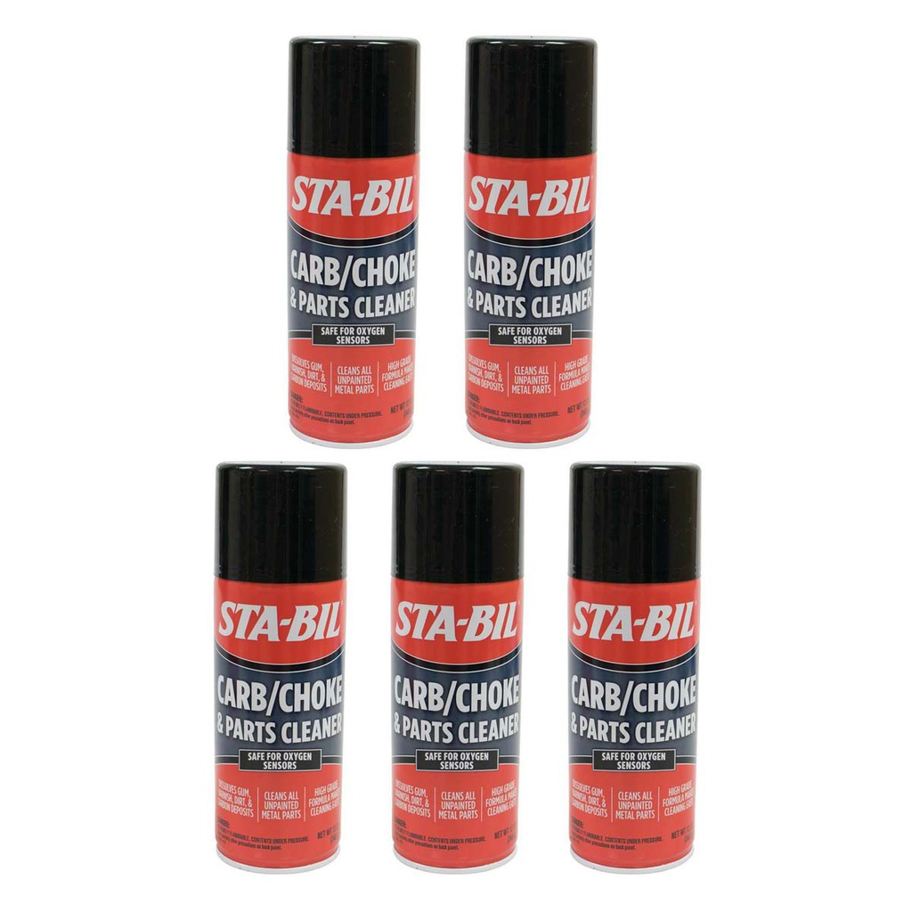 5 Pack of Stens 752-104 Sta-Bil Carburetor And Choke Cleaner 100042