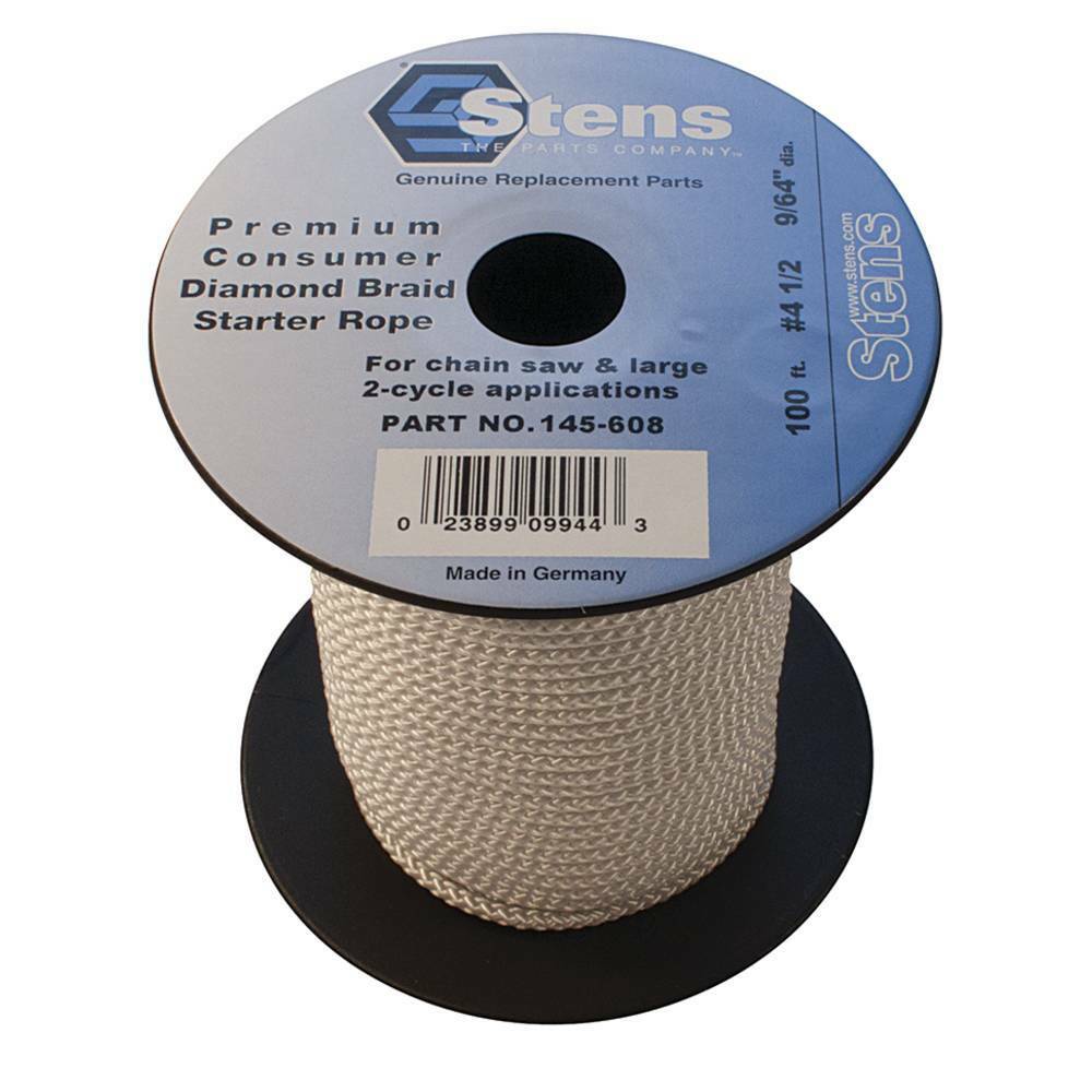 Stens 145-608 Diamond Braid Starter Rope 100 Heavy-duty rope