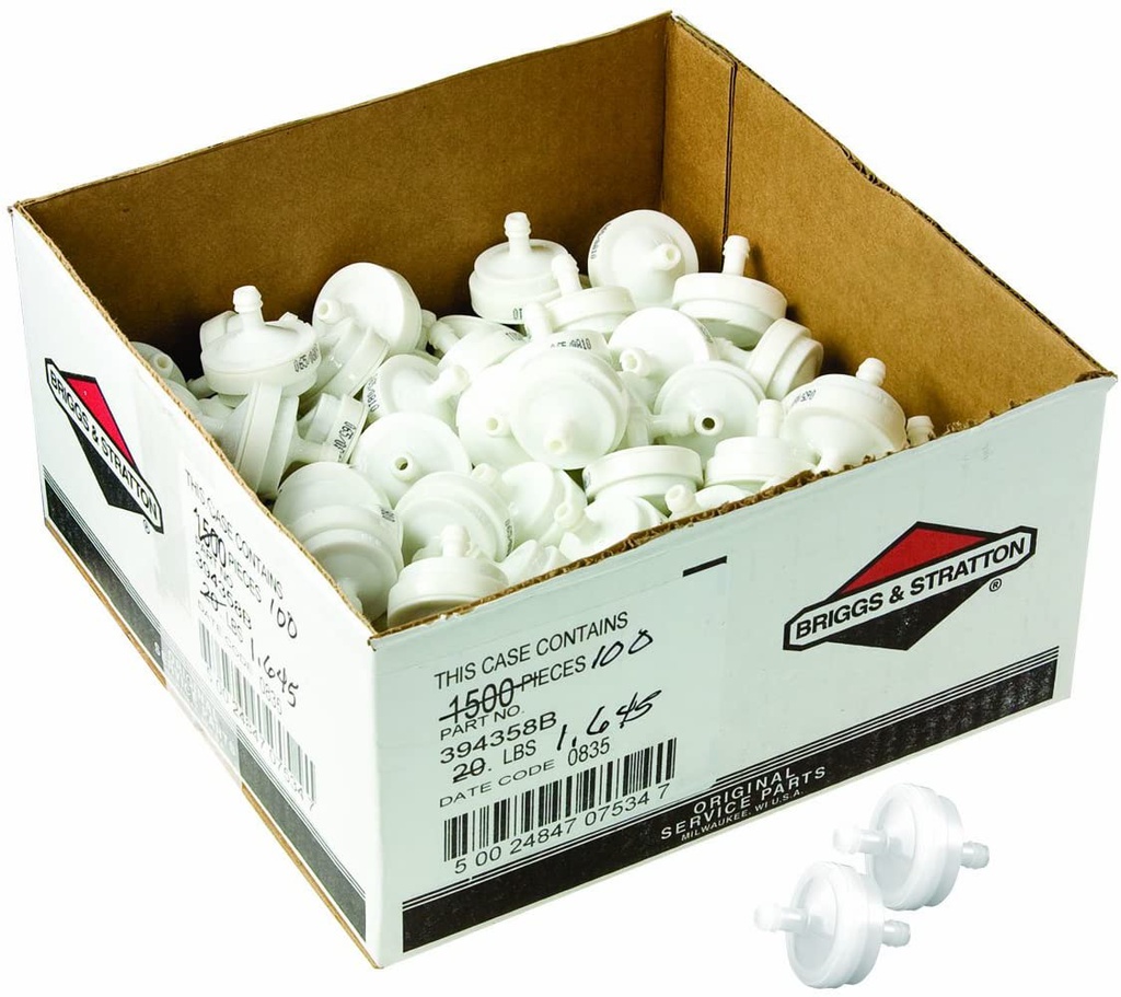 Briggs &amp; Stratton Genuine 394358B FILTER FUEL MEGA PACK Replacement Part