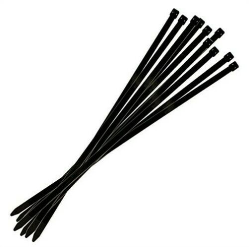 Stens 425-166 Plastic Zip Ties Color Black Standard Package of 10