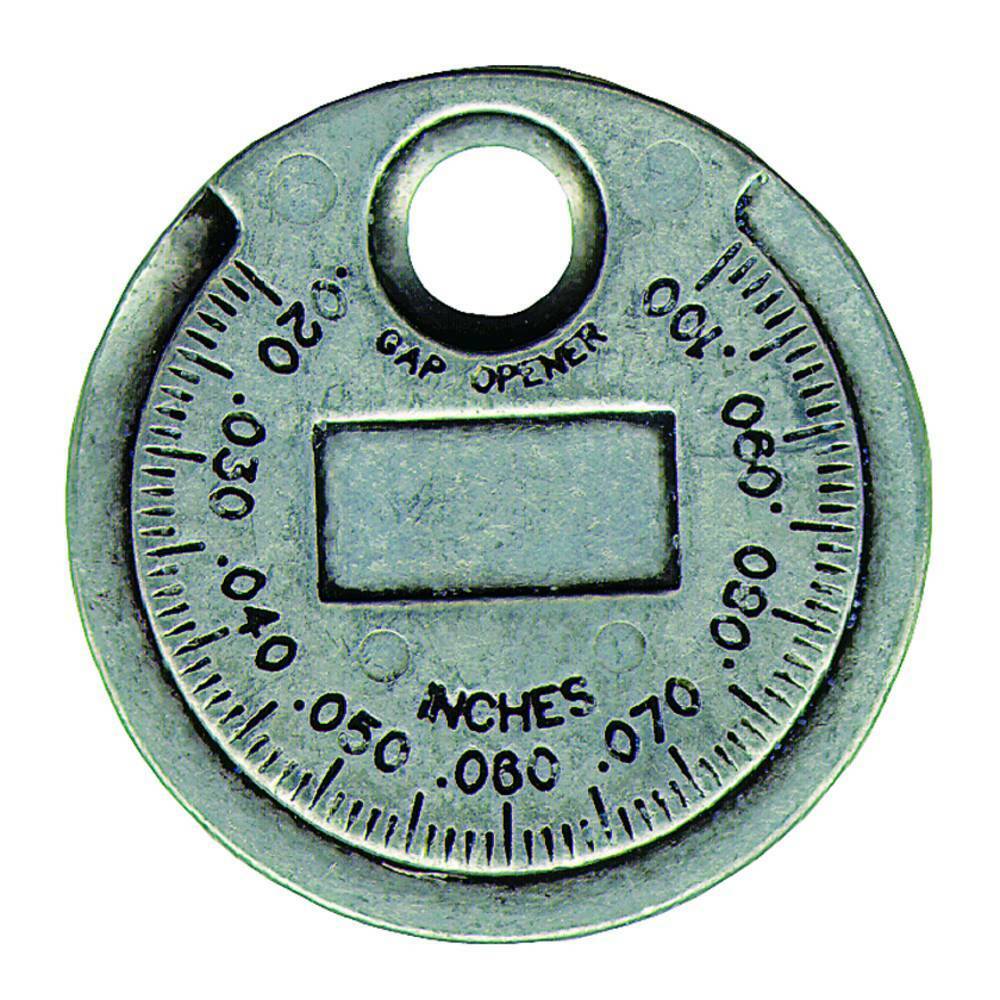 Stens 750-554 Plug Gap Gauge  Silver Dollar  taper gauge Shows inches  mm
