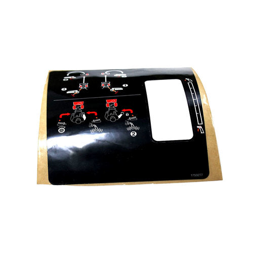 Briggs &amp; Stratton Genuine 1753277YP DECAL FREE HAND Replacement Part