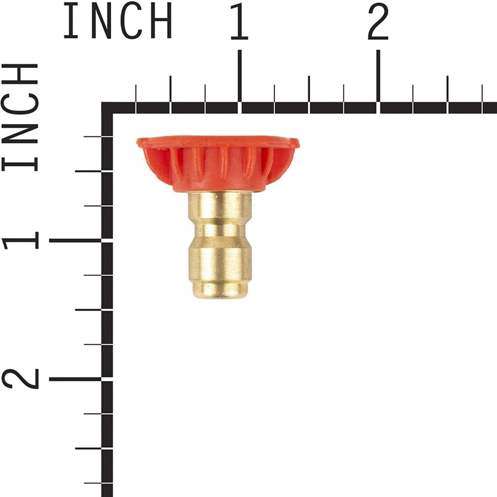 Briggs &amp; Stratton Genuine 195983AAGS NOZZLE QC RED Replacement Part