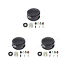 3 PK Trimmer Head for Speed Feed 400 Bump Feed Echo 99944200907 Shiandaiwa