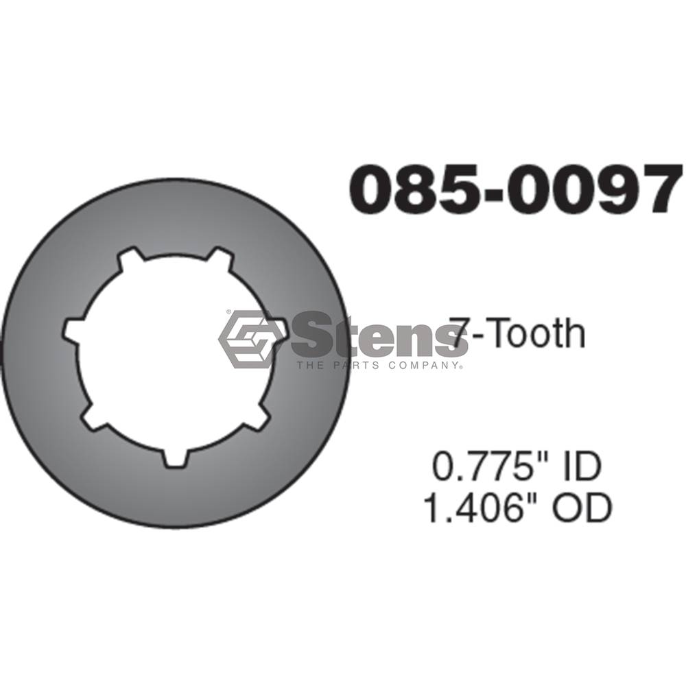 Stens  085-0097   
 Silver Streak Rim Sprocket