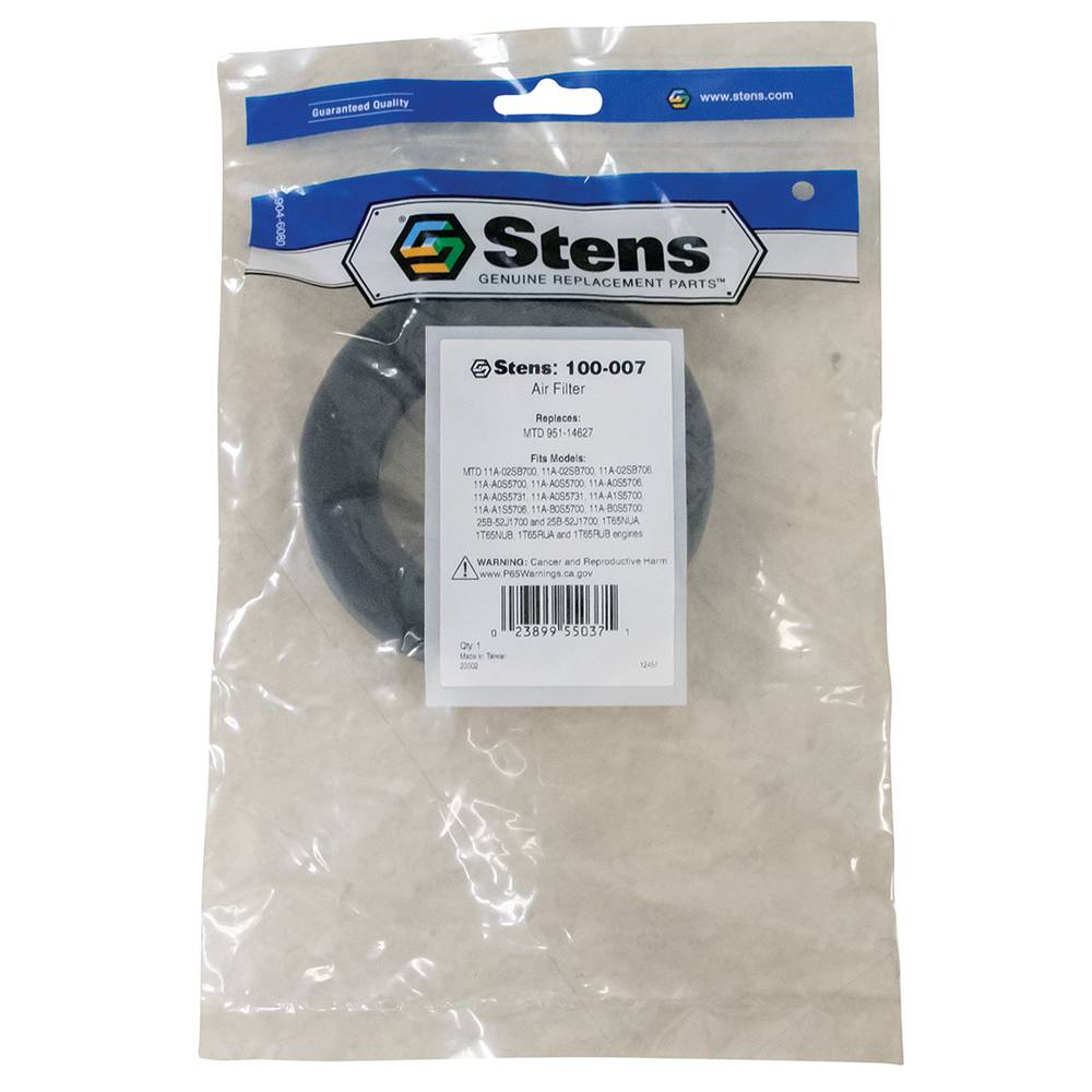 Stens  100-007   
 Stens Air Filter