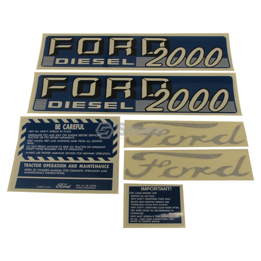 Stens  1115-1534   
 Atlantic Quality Parts Decal Set
