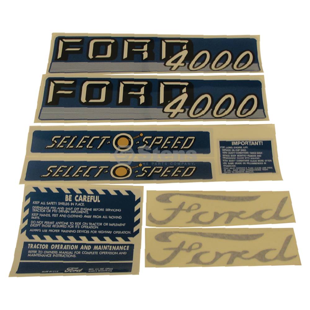 Stens  1115-1550   
 Atlantic Quality Parts Decal Set