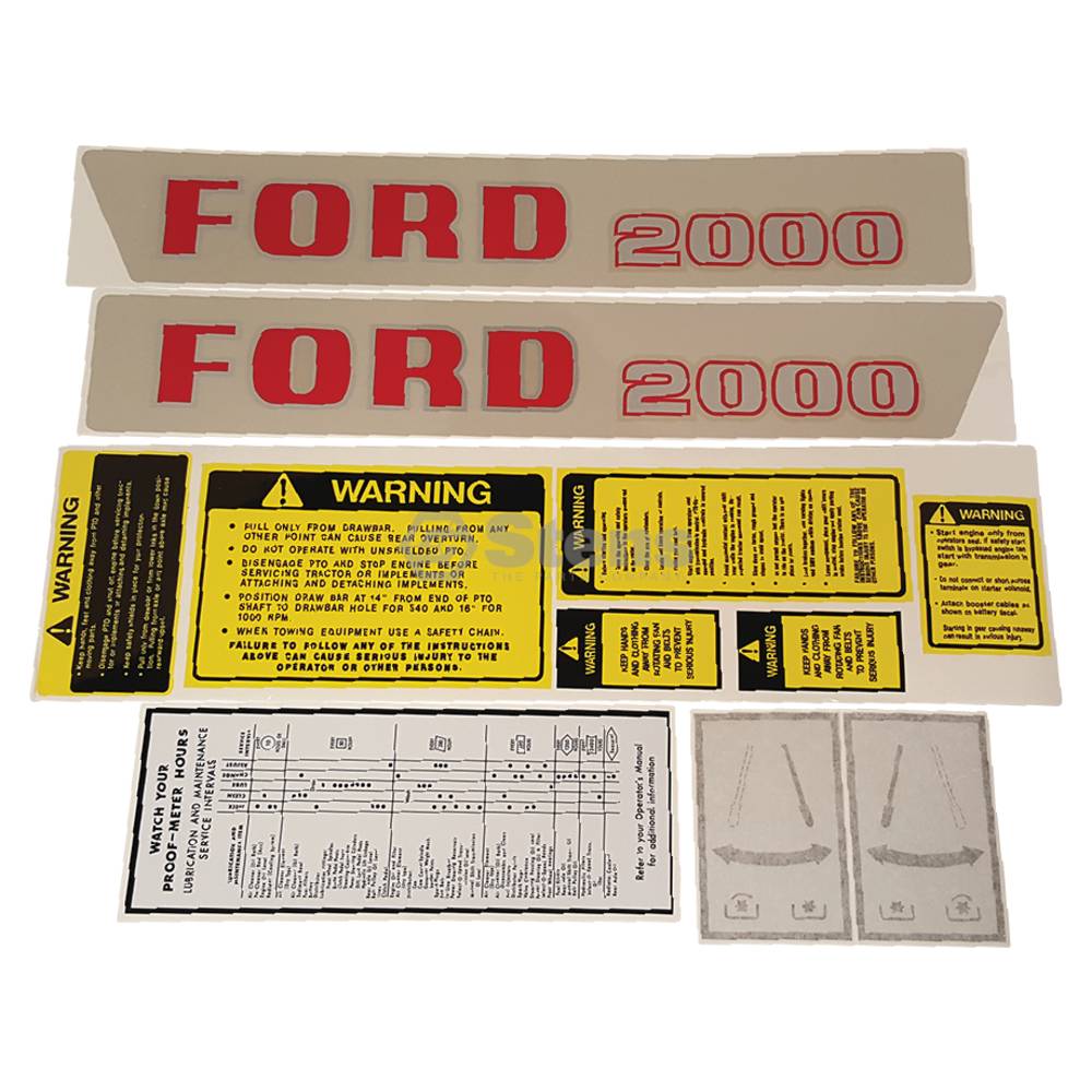 Stens  1115-1532   
 Atlantic Quality Parts Decal Set