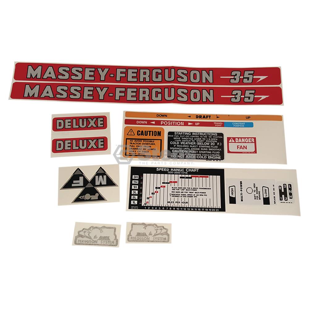 Stens  1215-1031   
 Atlantic Quality Parts Decal Set