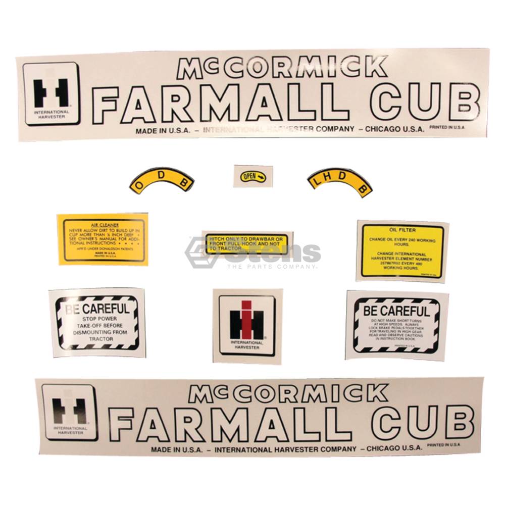 Stens  1715-2005   
 Atlantic Quality Parts Decal Set