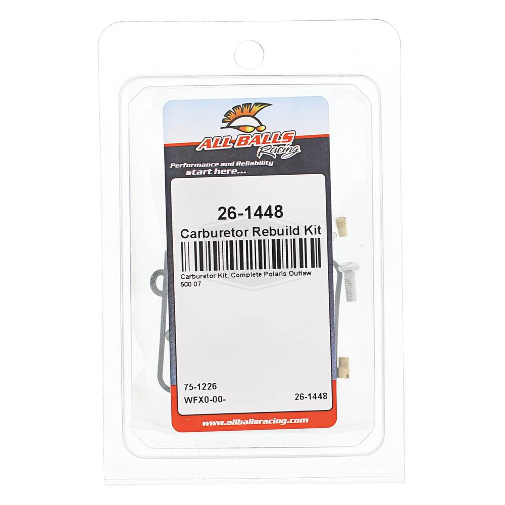 Stens  26-1448   
 All Balls Racing Carburetor Rebuild Kit
