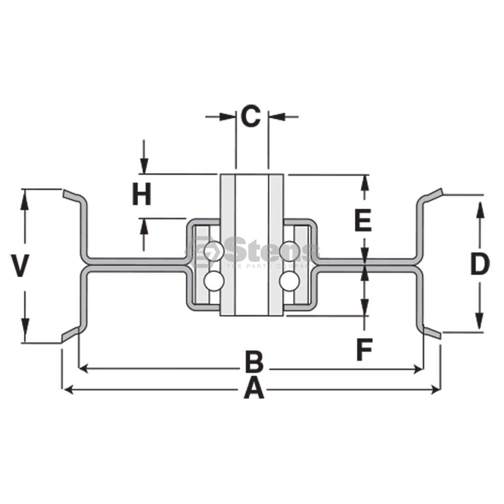 Stens  280-222   
 Stens Flat Idler