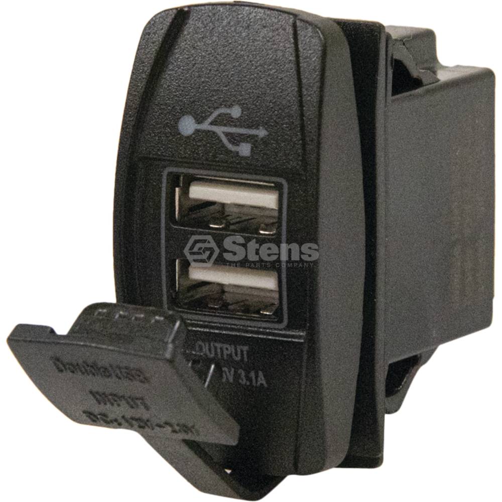 Stens  3000-0703   
 Atlantic Quality Parts Waterproof Dual USB Port