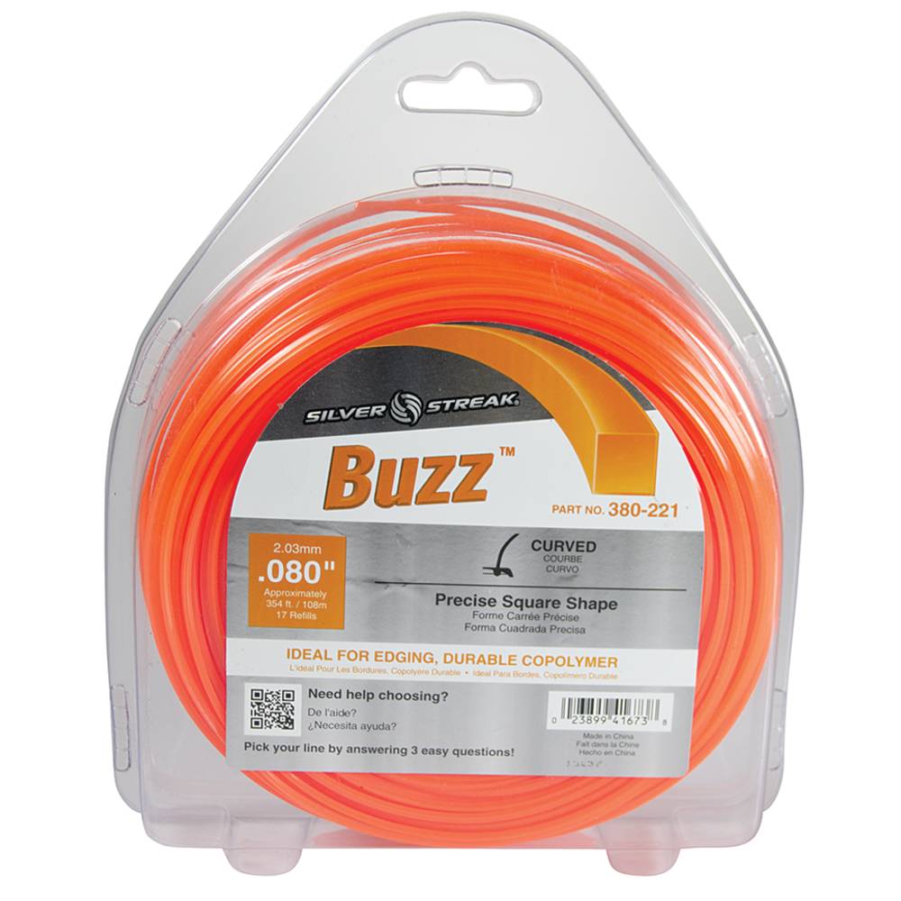 Stens  380-221   
 Silver Streak Buzz Trimmer Line