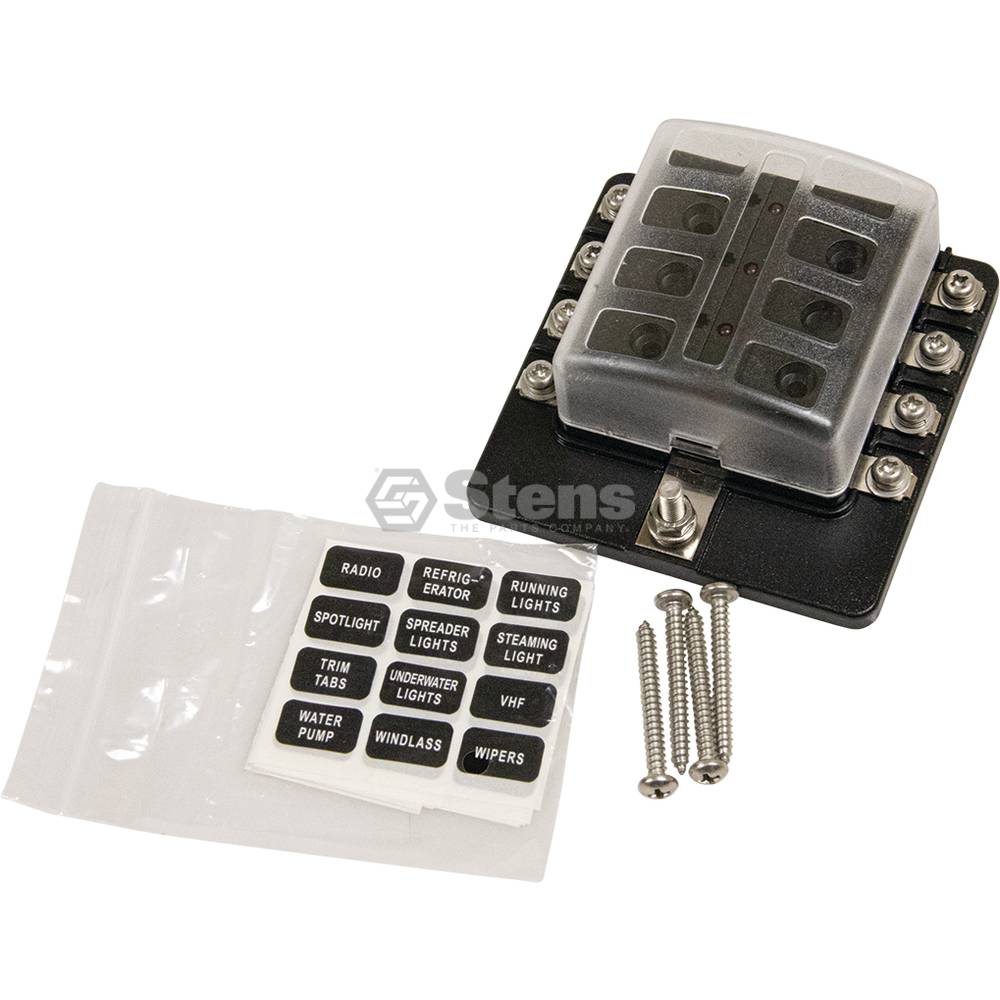 Stens 3000-0706 
  Atlantic Quality Parts 8-Way Fuse Block