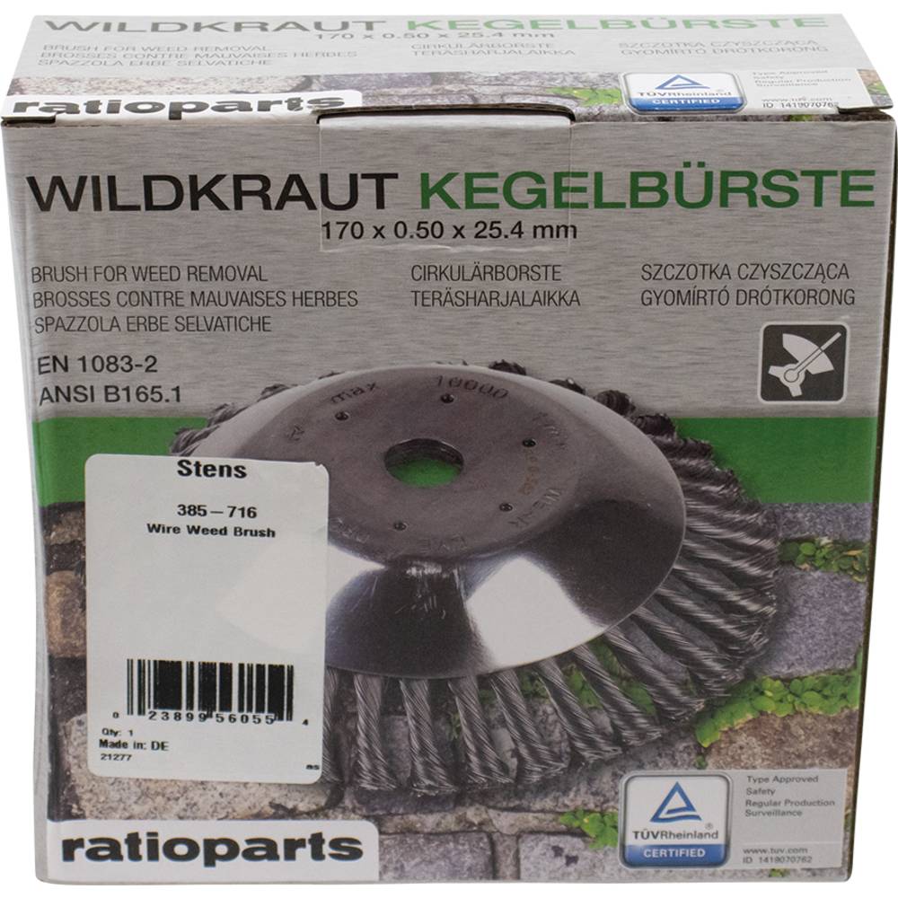 Stens 385-716 
  Stens Wire Weed Brush