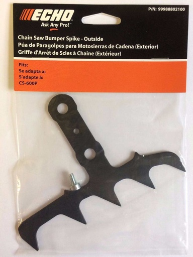 [AH-99988802100] 99988802100 Genuine Echo Chainsaw Outside Bumper Spike Kit for CS600P CS-600P